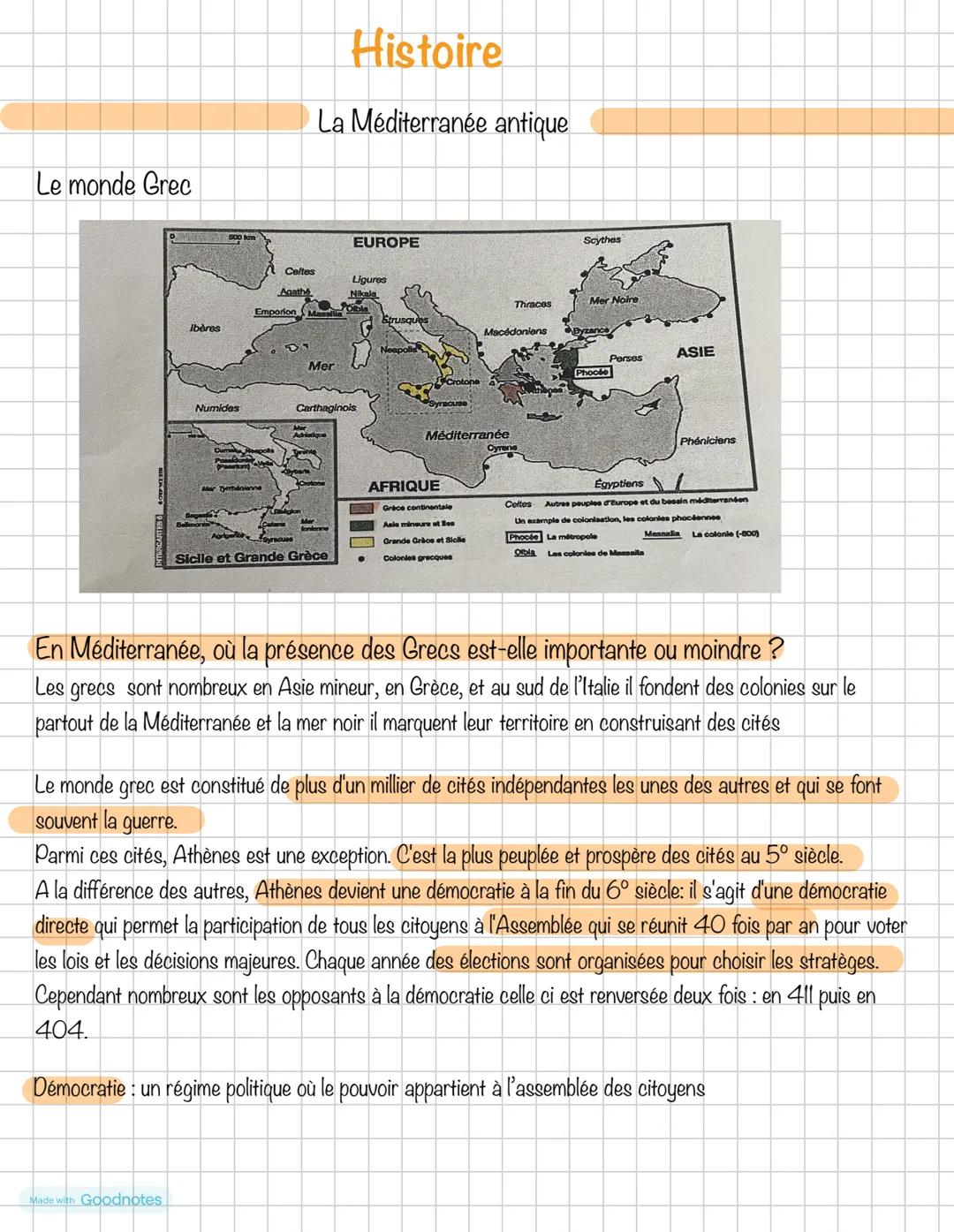 Le monde Grec
Ibères
mide:
Made with Goodnotes
Po
Gegenle
Mar Tymianne
Celtes
Agathé
Emporion
Histoire
La Méditerranée antique
Mer
Adriatiqu