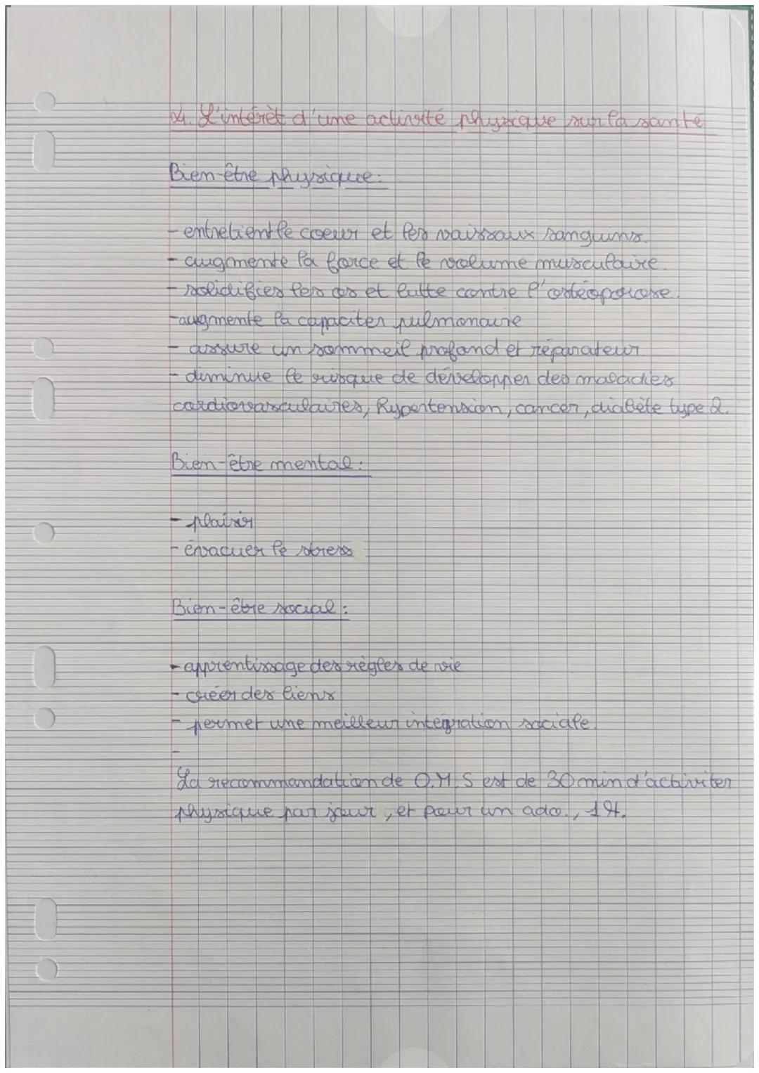 L'ACTIVITE PHYSIQUE
1 Définitions :
Activité physique : elle est définie comme « tous mouvements corporels produits par la
contraction des m