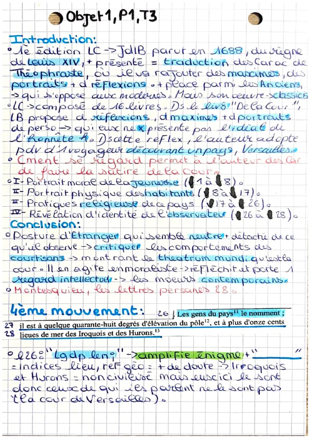 Objet d'étude 1 - La littérature d'idées du XVI siècle au XVIII siècle

Texte 3

(I) L'on parle d'une région où les vieillards sont galants,