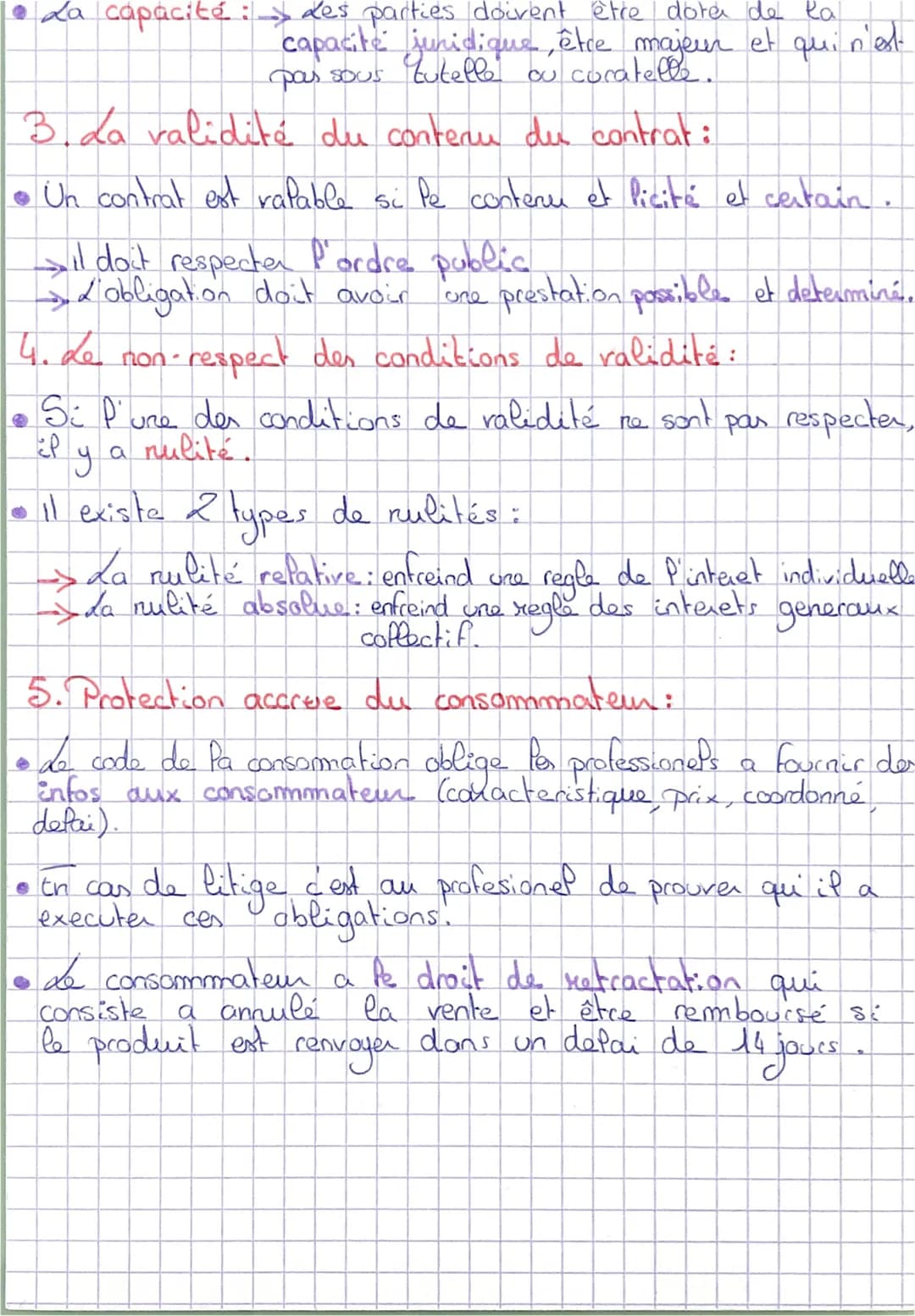 Droit
La formation du contrat
1. Qu'est-ce qu' un contrat :
plusieurs
• Un contrat est un accord de volonté entre 2
parties. Qui est destiné