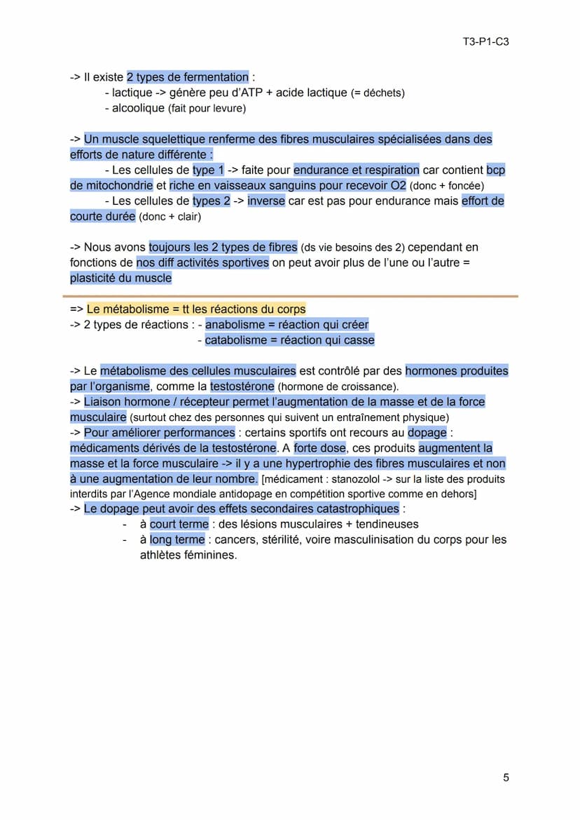 -> Les muscles = moteurs des mvts de l'organisme, constitués de cellules
spécialisées : les cellules musculaires. Qd les muscles se contract