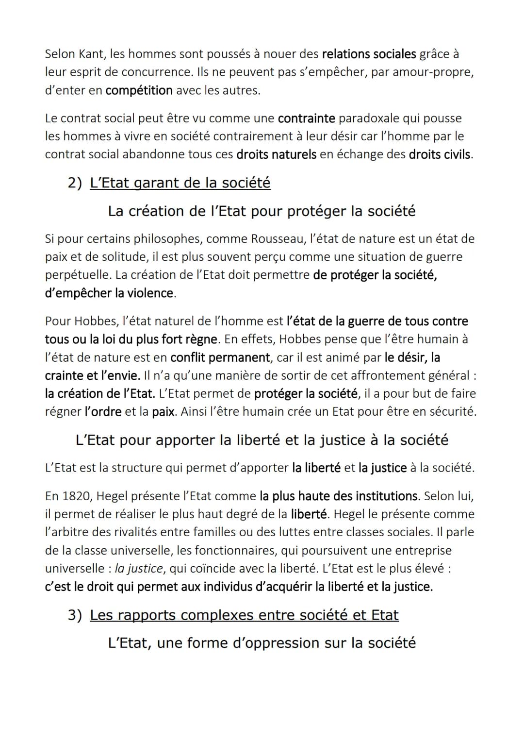 L'Etat
On appelle Etat le cadre juridique de la société, défini par le droit public, la
Constitution. Cette dernière est la source, par le b