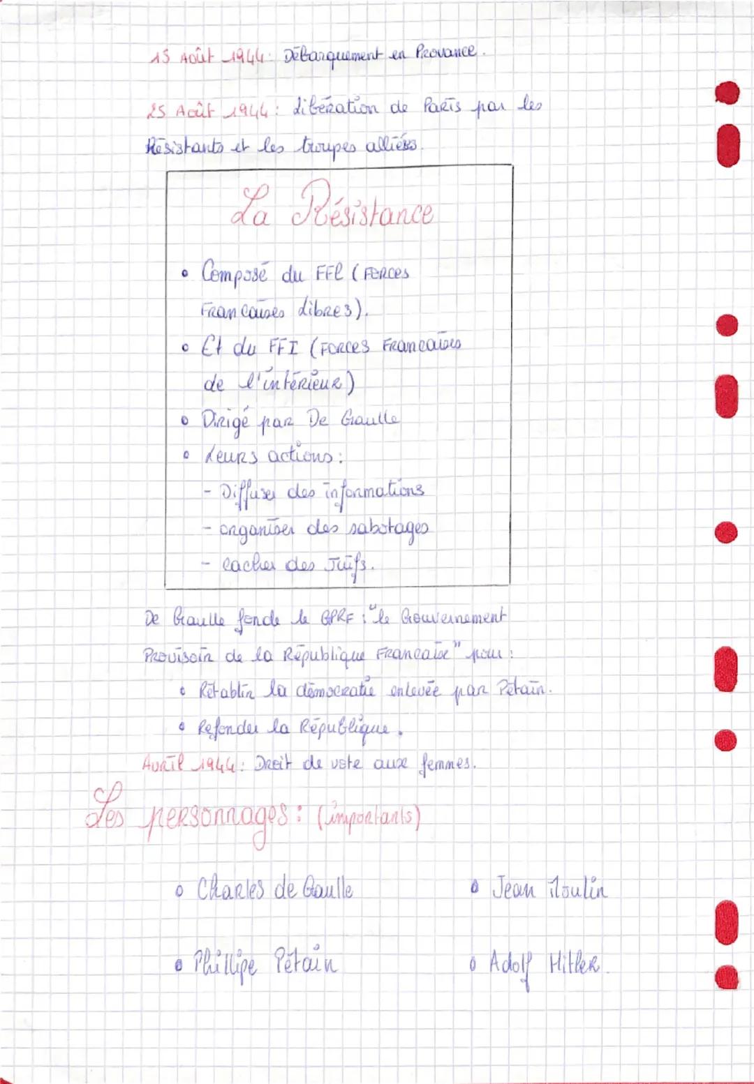 # Fiche De Revision

# Histoire "La France dans la
Seconde Guerre Mondiale"

1 Septembar 1939 10 Hai 1940: "drôle de guette.
(lo France et l