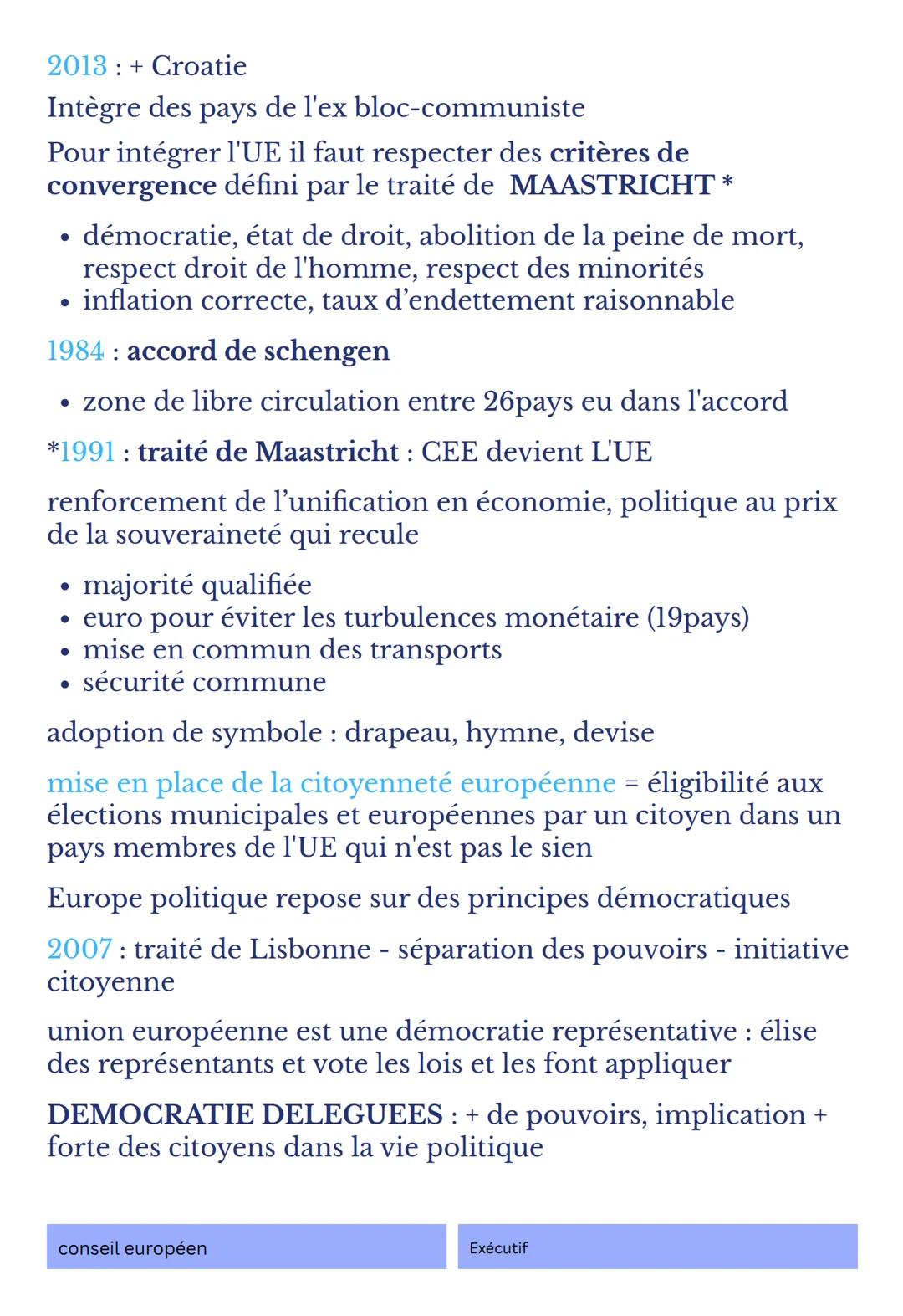 UE ET DEMOCRATIE
Chap 2-HGGSP
I - union européenne : expérience démocratique
XIXème siècle : idée d'Europe politique, Victor Hugo discours
a