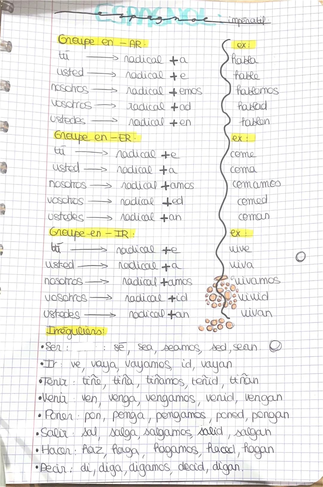 Aprende l'impératif en espagnol: exemples et exercices PDF faciles