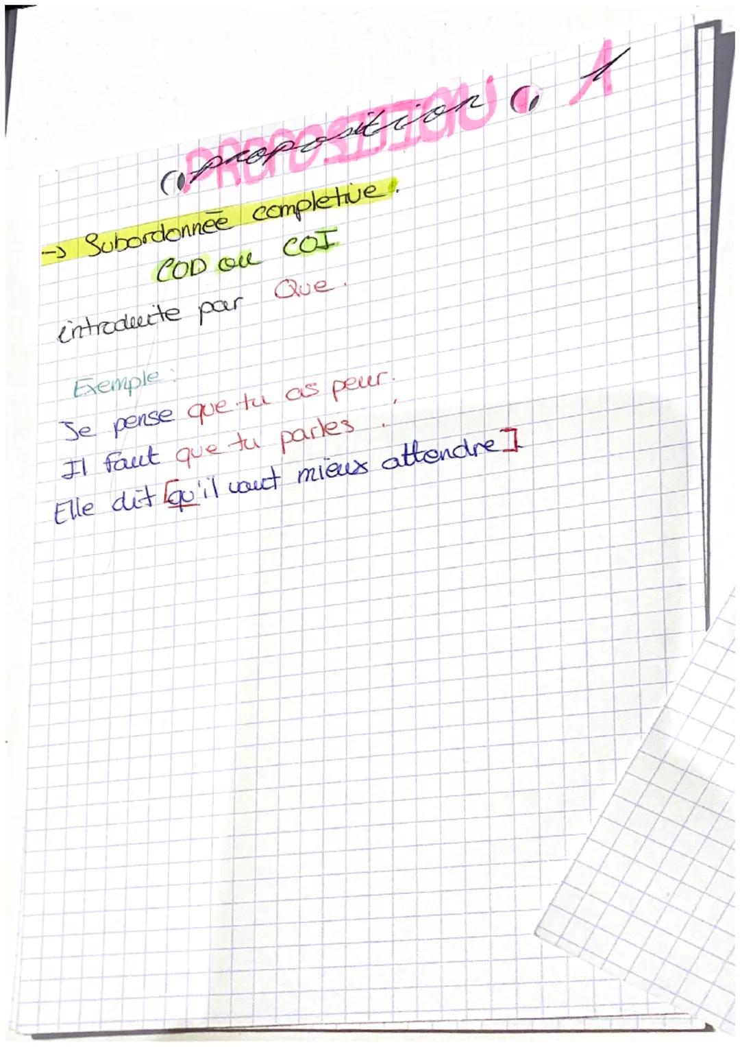 # proposition G

3

subordonée conjonctive c-

Complement circonstanciel

mot introducteur:

Manière comme / de mème que

* Temps : Quand / 