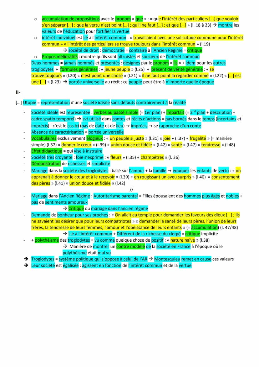 Oral de Français 2020/2021: TEXTE n°7: Analyse linéaire
Objet d'Etude: La Littérature d'Idées du XVIème siècle au XVIIIème siècle / Parcours