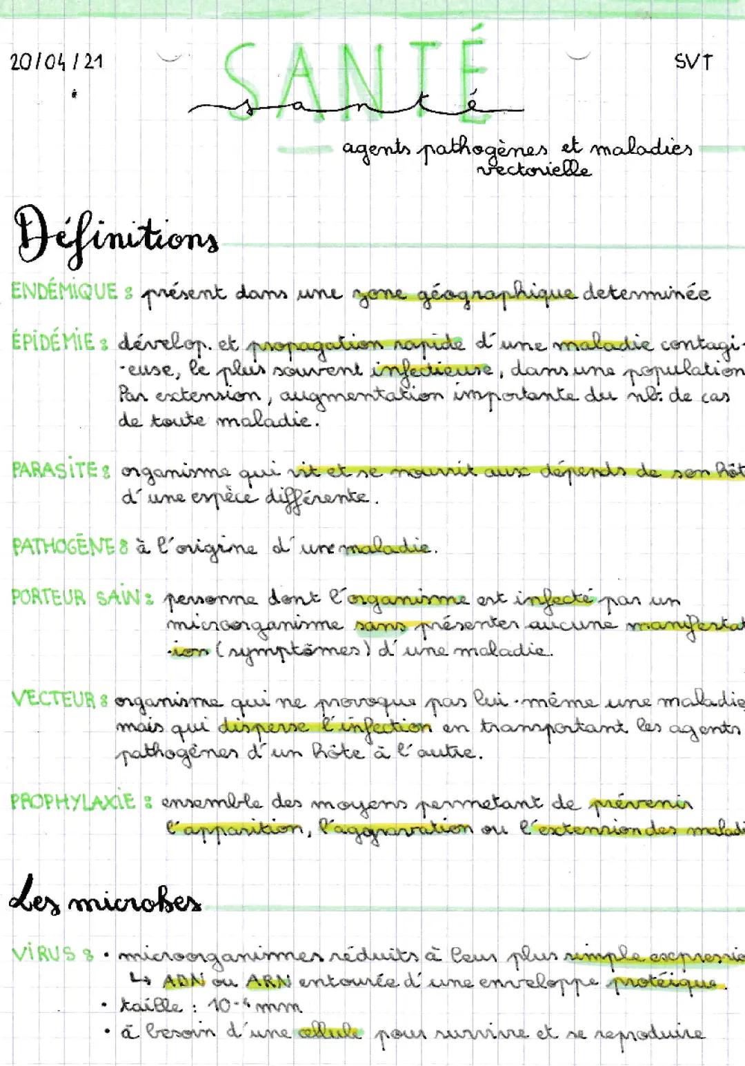 Découvre les Agents Pathogènes et Maladies Infectieuses en SVT Seconde