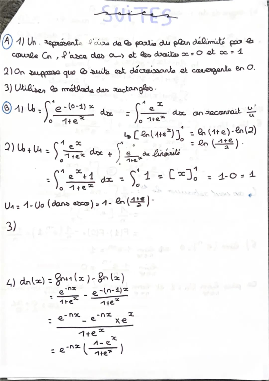 Révisions du 04 juin 2024
Exercice (5 points)
On considère les suites (u) et (v.) définies par u₁ = 16, v₁ = 5, et, pour tout entier naturel