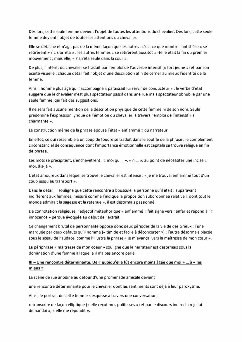 Abbé Prévost, La Rencontre
Analyses Linéaires - Manon Lescaut
Introduction :
Manon Lescaut, écrit par Abbé Prévost, fut puvliée en 1731 pour