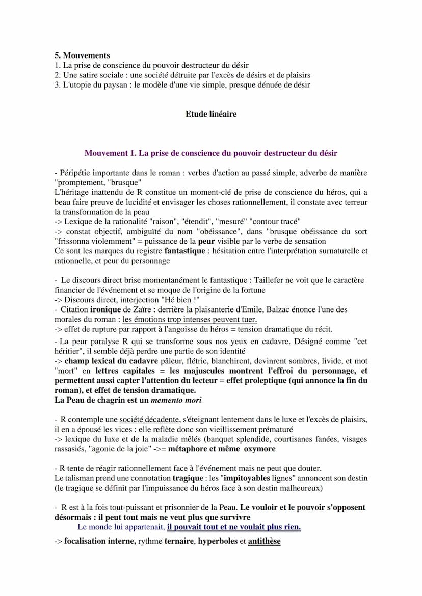 Balzac, La peau de chagrin, 1831
Les romans de l'énergie : création et destruction
Partie 2. La femme sans cœur Texte 2
1. Passage précédent