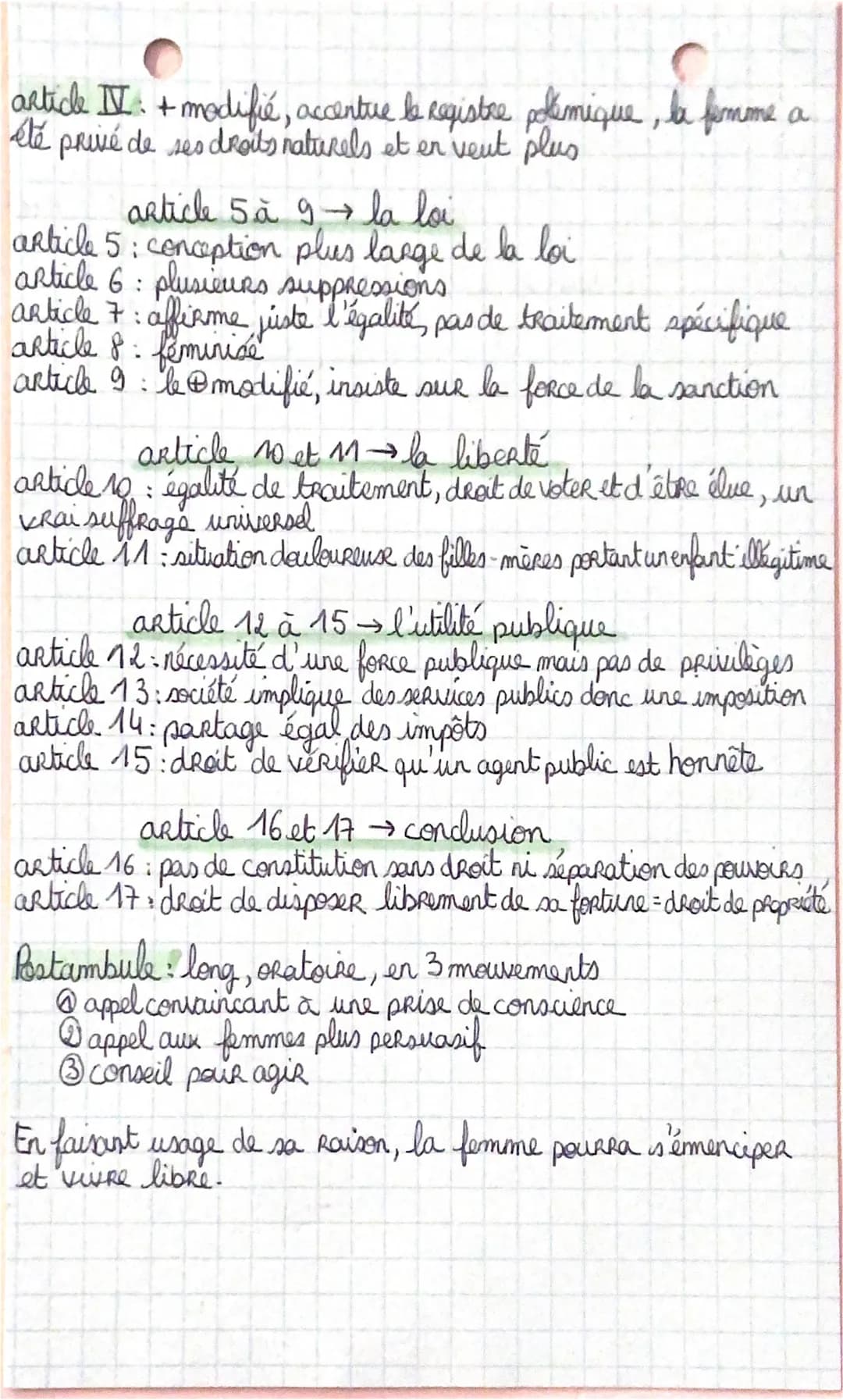- Olympe de Gouges (Misie bouges)
1748 : naissance à Montauban, milieu bourgeois, bâtarde
16 ans: mariée à un homme de 50 ans, enfant ensemb