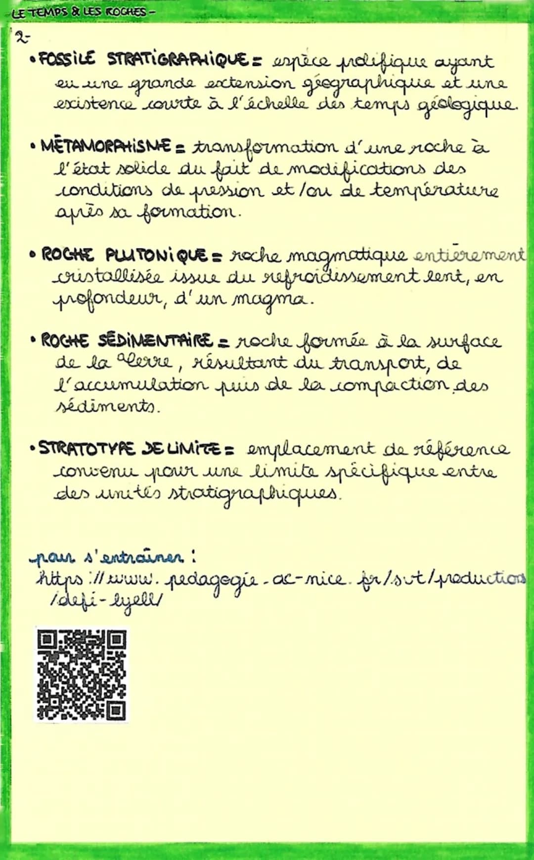 alhome 2
Le Temps & les Roches
I- La datation relative
=>consiste à établir la succession des
éléments géologiques.
La méthode de reconstitu