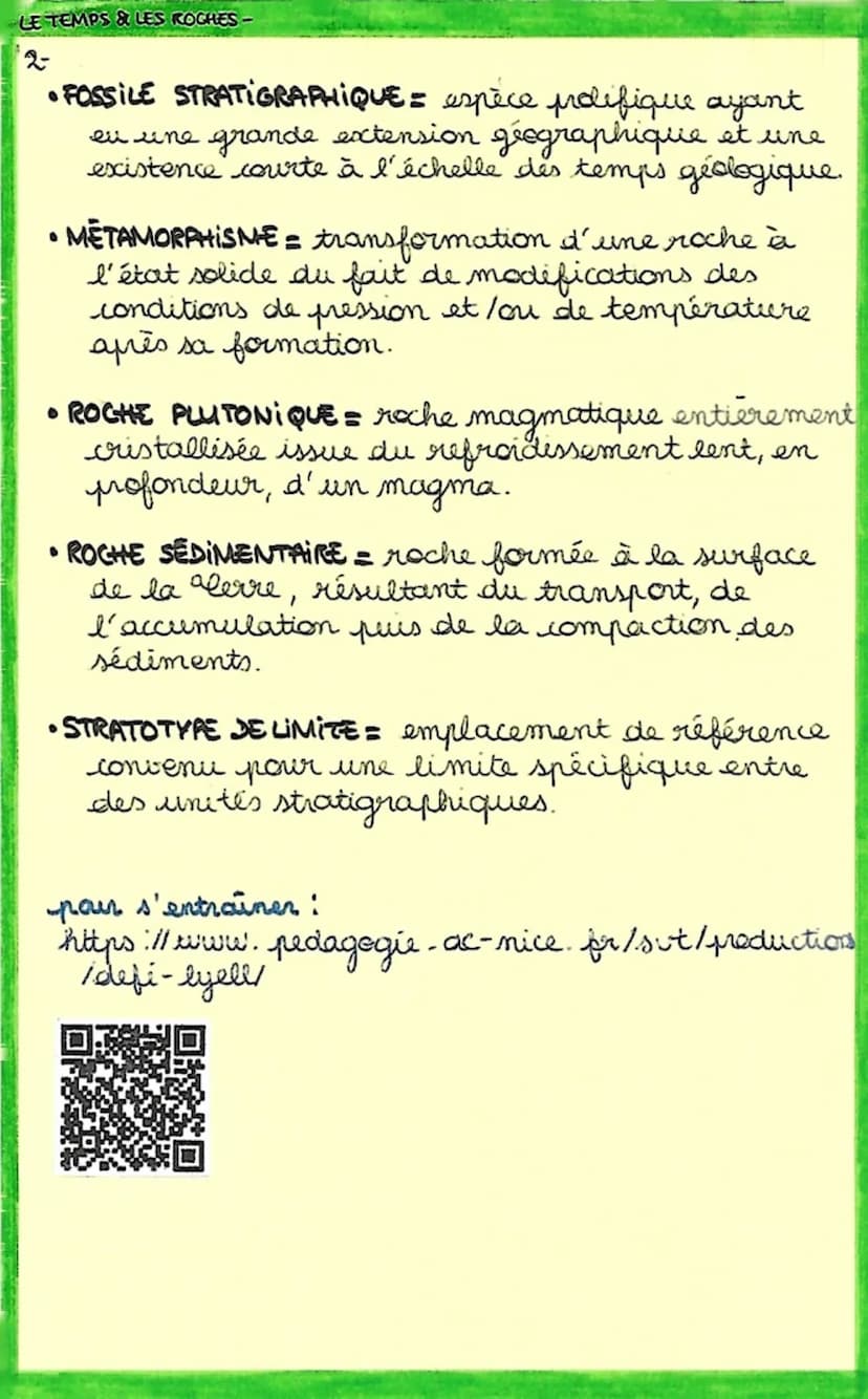alhome 2
Le Temps & les Roches
I- La datation relative
=>consiste à établir la succession des
éléments géologiques.
La méthode de reconstitu