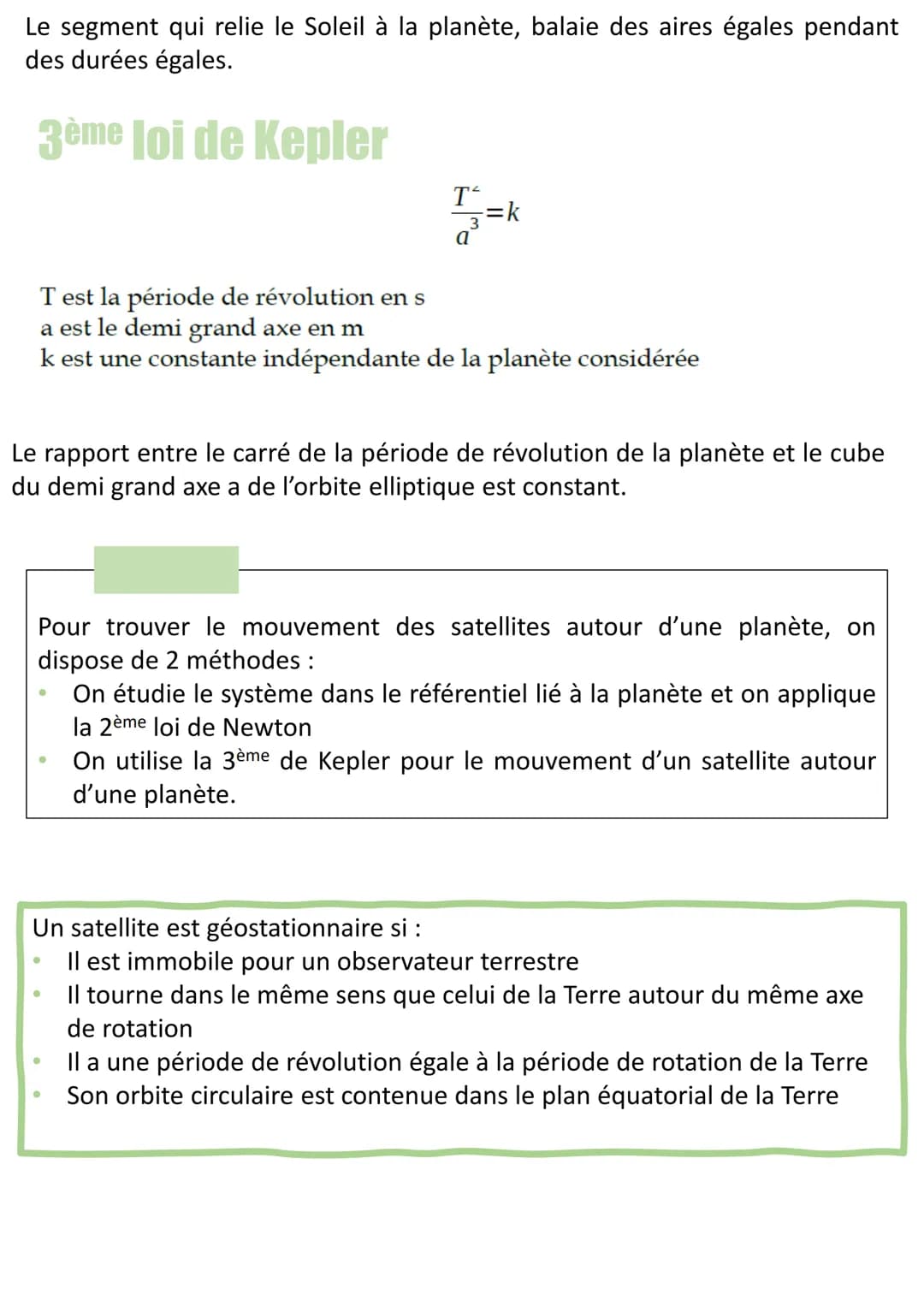 Mouvement dans un
champ de gravitation
Référentiel héliocentrique : repère ayant pour origine le centre du Soleil.
Référentiel géocentrique 