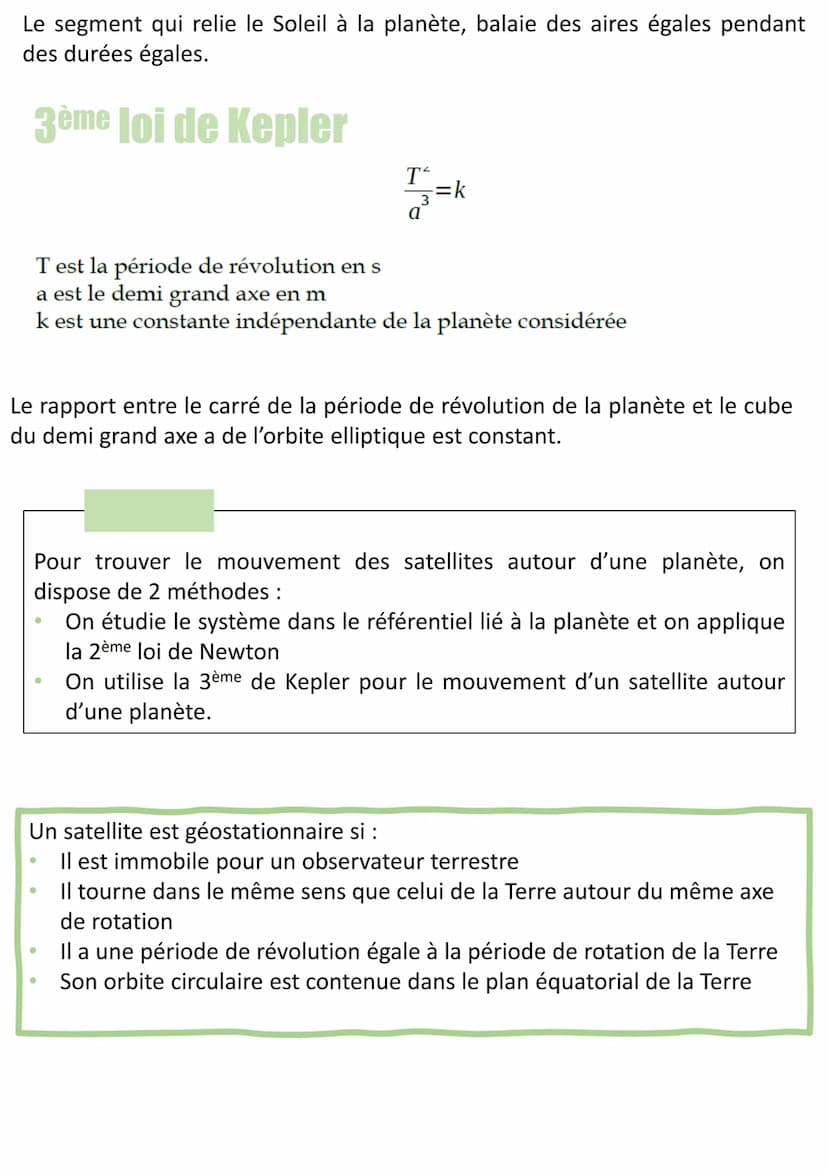 Mouvement dans un
champ de gravitation
Référentiel héliocentrique : repère ayant pour origine le centre du Soleil.
Référentiel géocentrique 