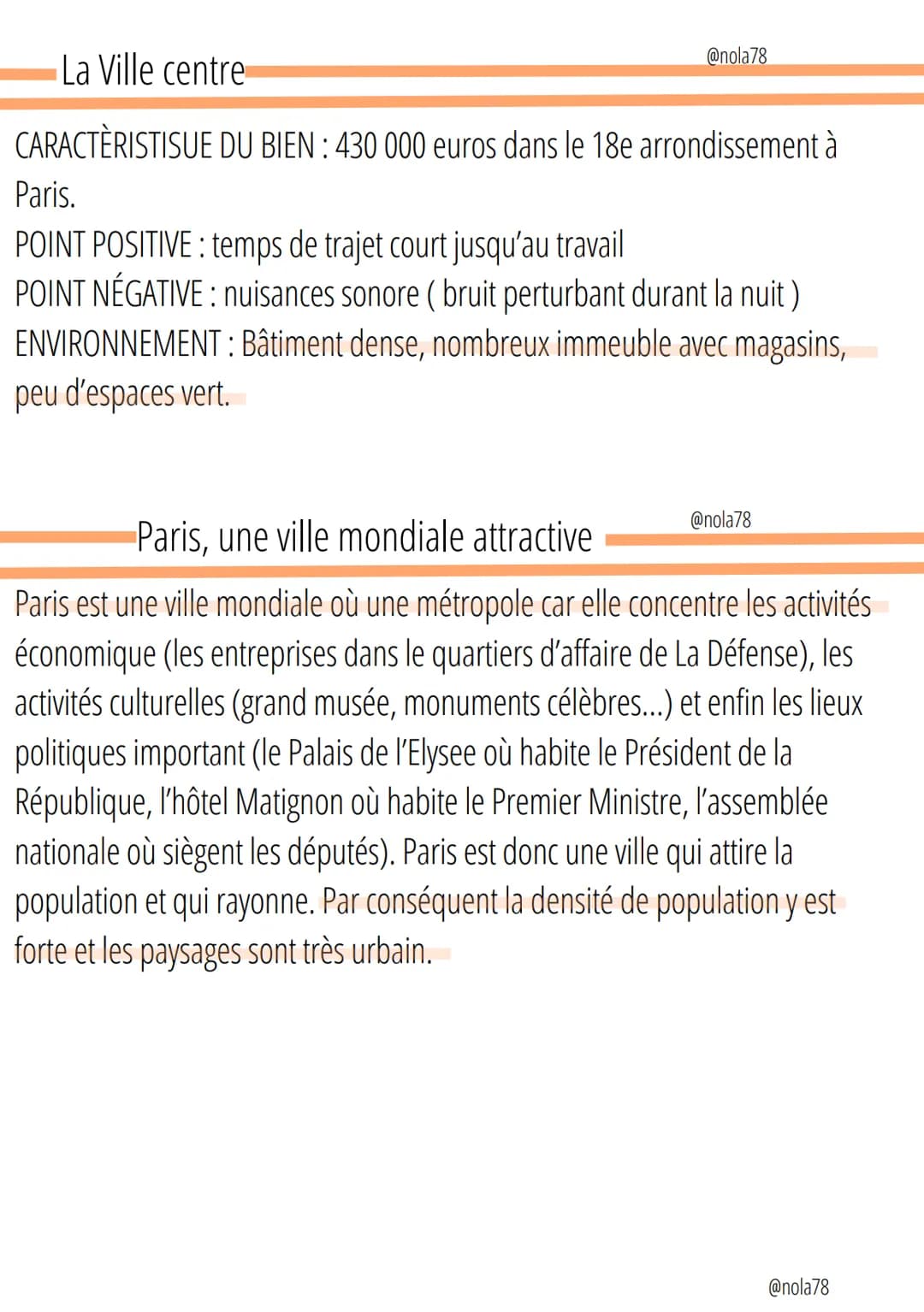 Geographie
Définition
Densité de population:
Nombre d'habitant par km2
une Aire urbaine
Est un espace composé : d'une ville centre
banlieues