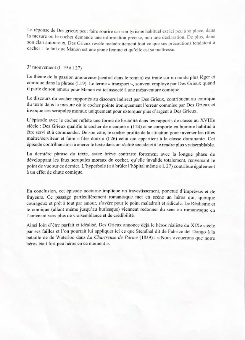 1. Nous: il s'agit de
Des Grieux et de M.
de T...
2. L'Hôpital: l'Hôpital
Général, prison où est
incarcérée Manon.
3. Juste-au-corps:
veste 