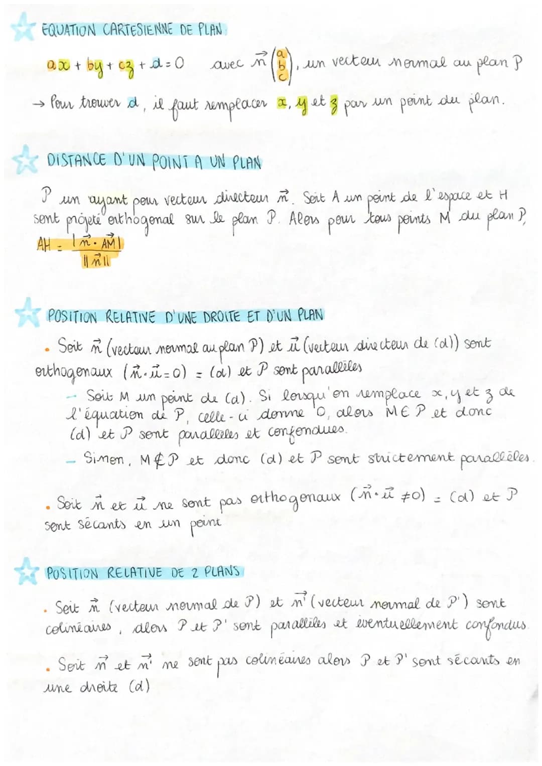 GEOMETRIE DANS L'ESPACE
COMBINAISON LINEAIRE.
H
5
B
Exprimer les vecteurs CE, ME et MF comme combi -
naison linéaire de AM, AB, AE
CE= CA + 