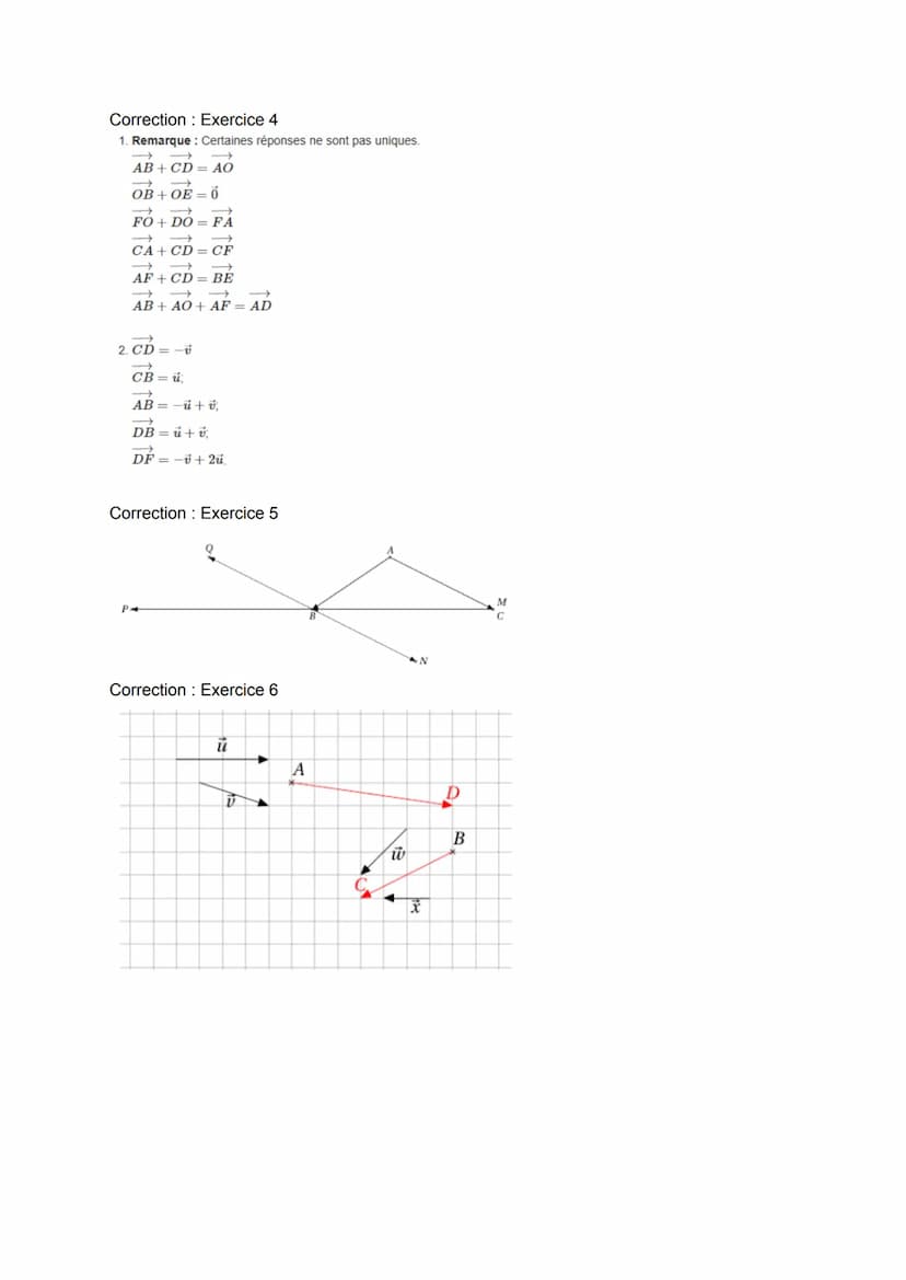 # Mathématiques

Les Vecteurs

Notion de vecteur
1) Translation : faire glisser une figure selon une direction, un sens et une longueur
donn