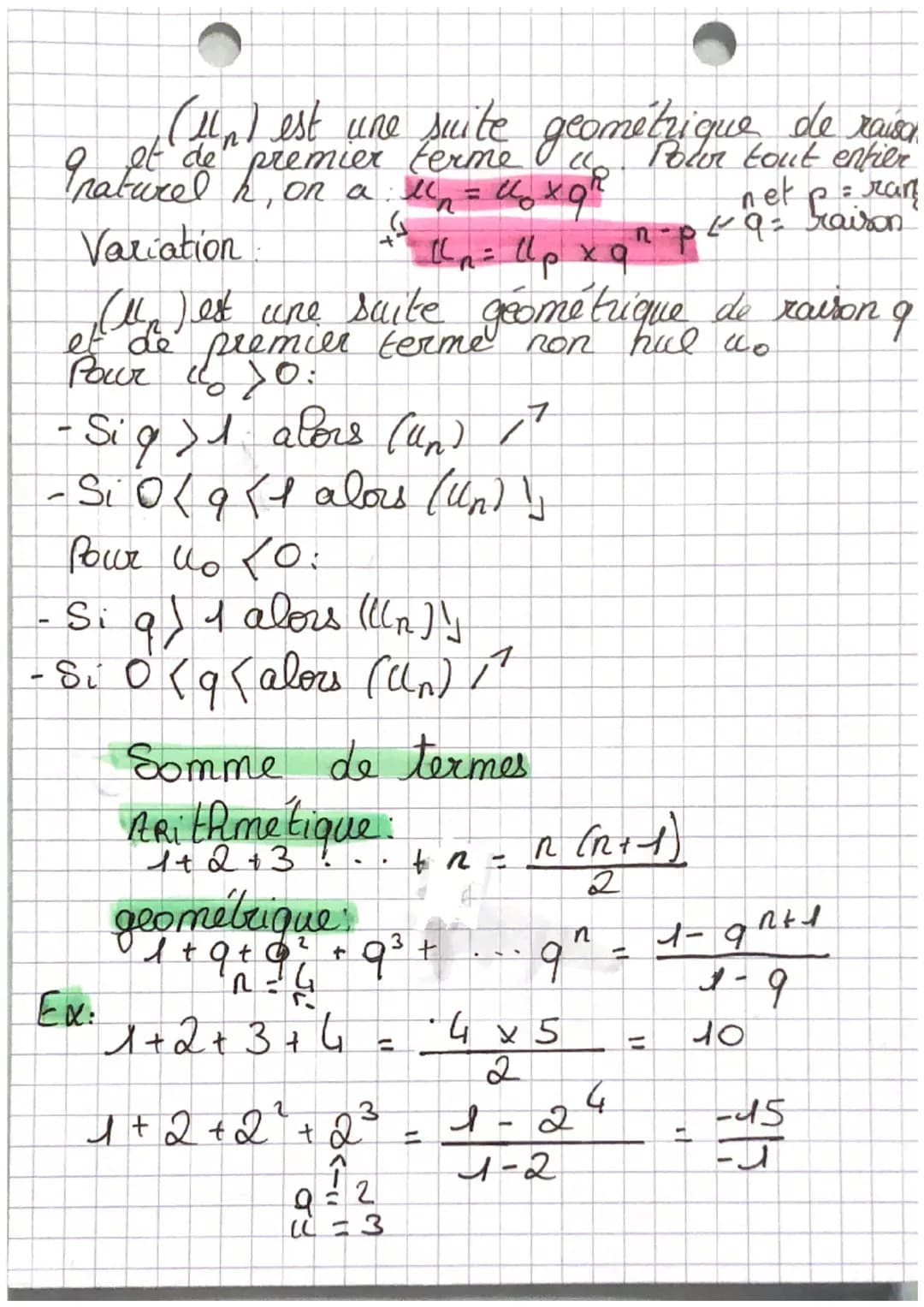 Cour
#1ere
#70
ales suites #jen
Definition: Une suite numerique Cup est une
qu
'à tout entier non
réel note 11(2)
associe un nombre
Exemple: