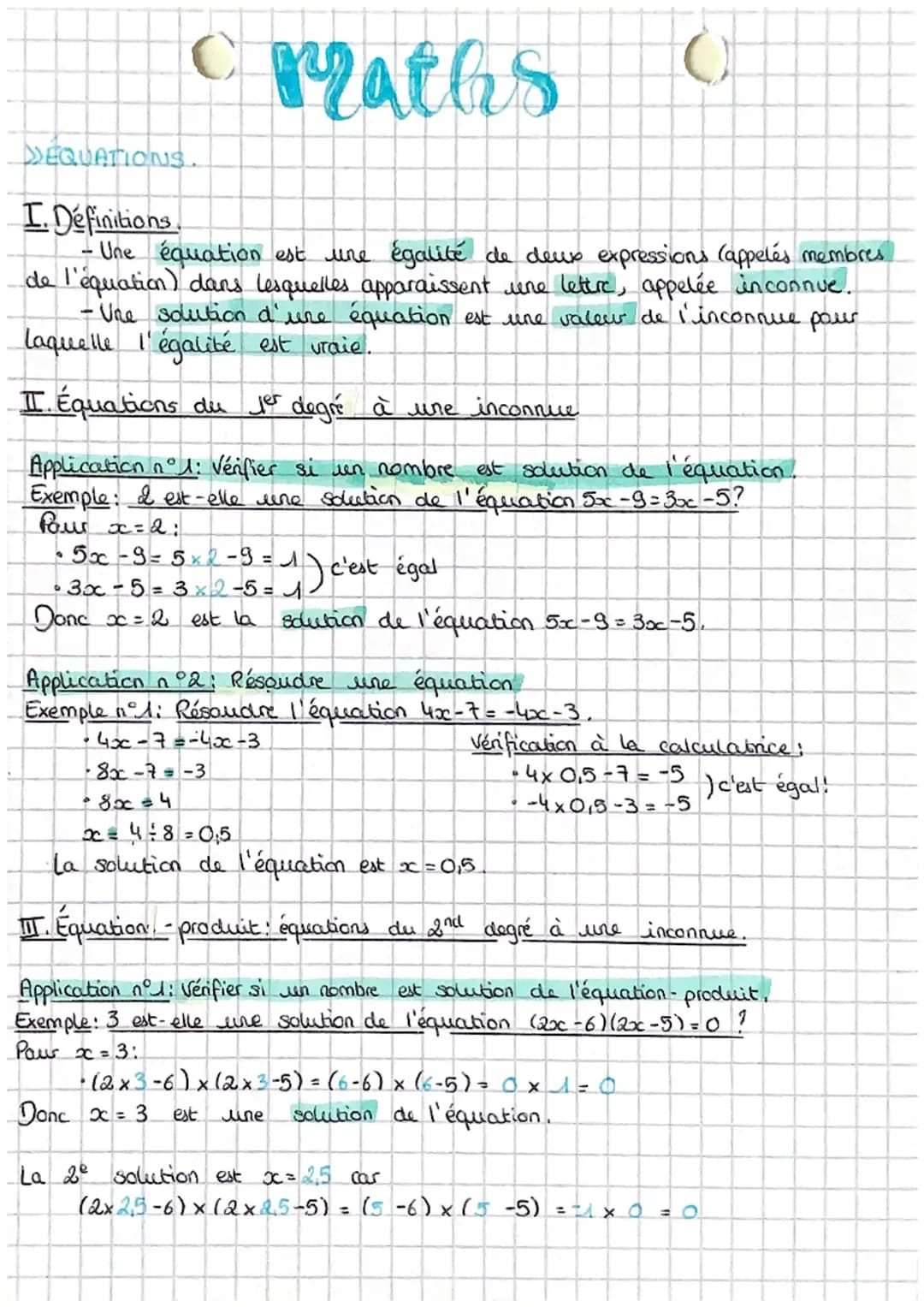 Comment résoudre des équations du 1er et 2ème degré facilement