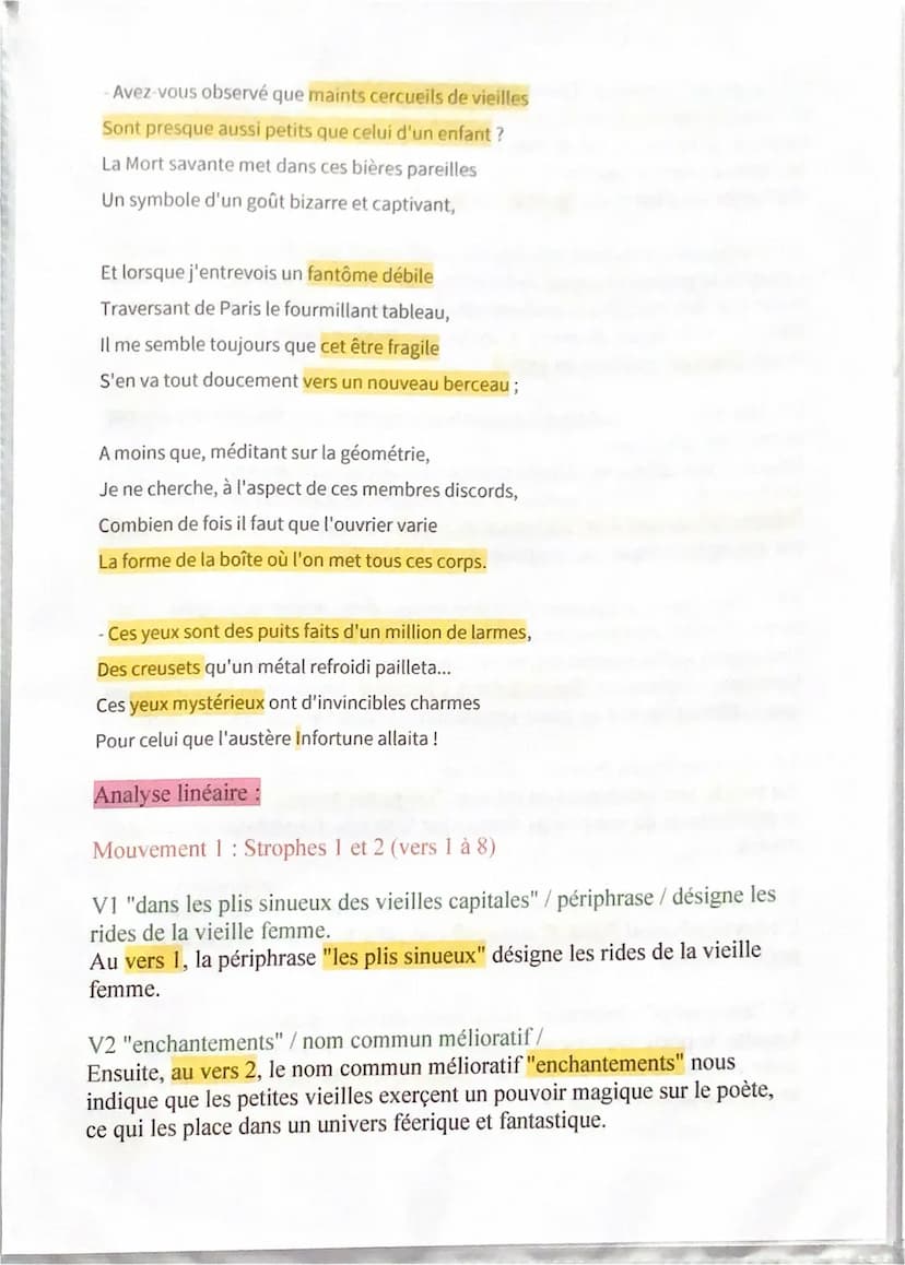 Lecture Analytique n°3 du BAC
"Les petites vieilles", Les Fleurs du Mal de Baudelaire, 1857 et 1861.
(page 247)
Introduction:
1° L'oeuvre, s