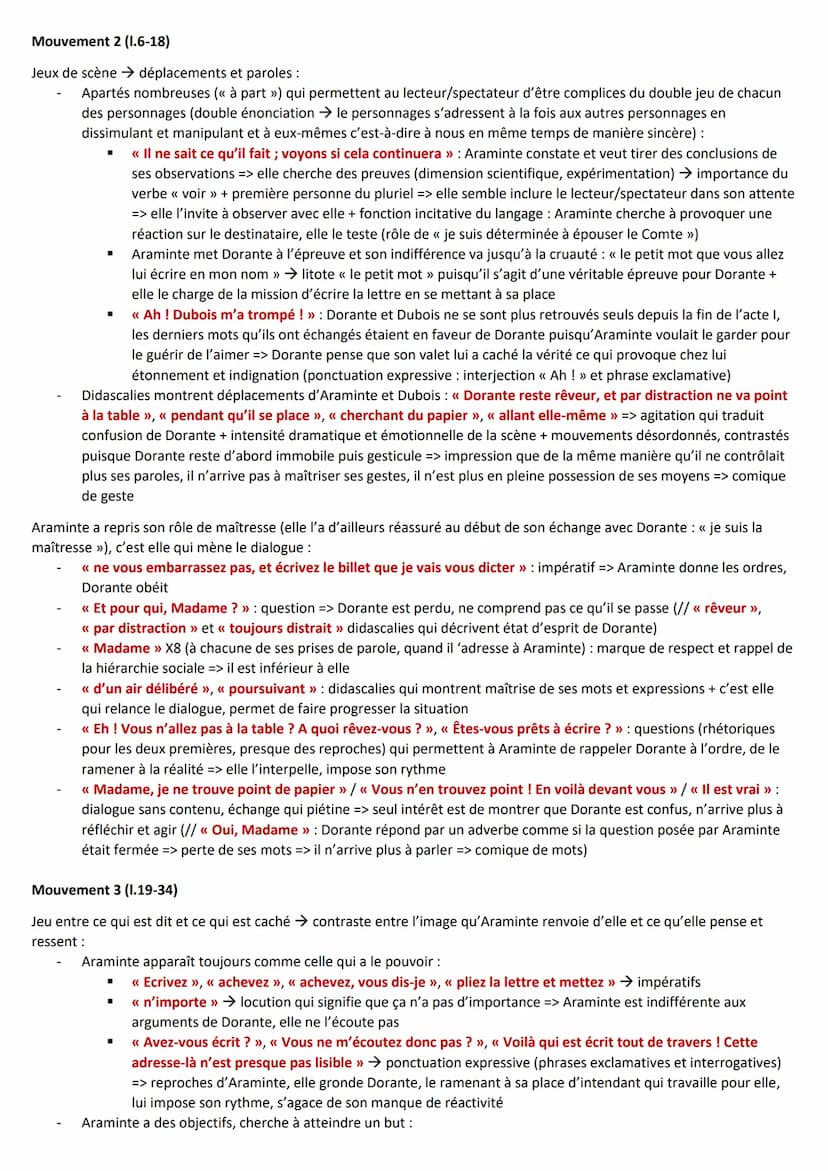 Introduction
Araminte se joue de Dorante et lui fait croire qu'elle a décidé d'épouser le Comte Dorimont alors qu'elle s'y refusait
jusque-l
