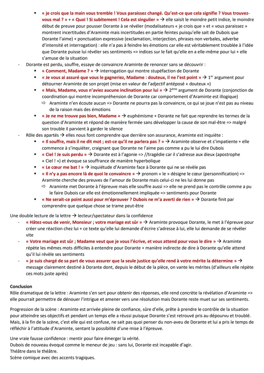Introduction
Araminte se joue de Dorante et lui fait croire qu'elle a décidé d'épouser le Comte Dorimont alors qu'elle s'y refusait
jusque-l