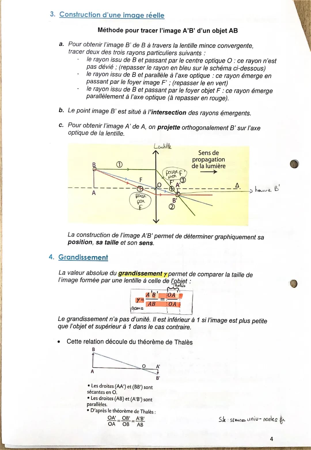 Thématique 3 Ondes et signaux
Chapitre 3 Les lentilles minces convergentes et l'œil
Les lentilles sont présentes dans de nombreux systèmes o