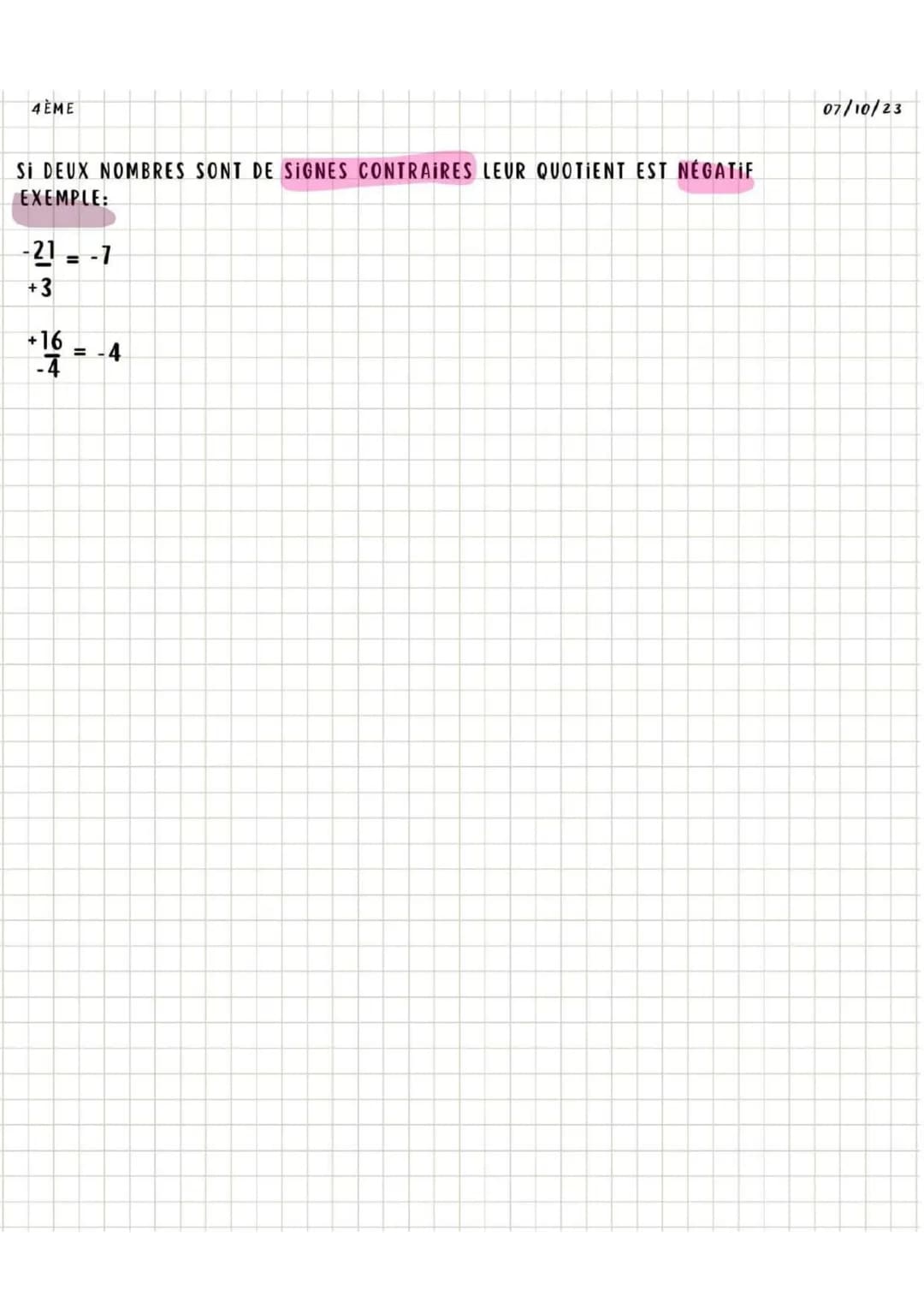 4ÈME
maths
qu'est ce qu'un nombre relatif ?
UN NOMBRE RELATIF EST FORMÉ DE DEUX ÉLÉMENTS:
UN SIGNE (+ OU -)
-UN NOMBRE ENTIER APPELÉ DISTANC