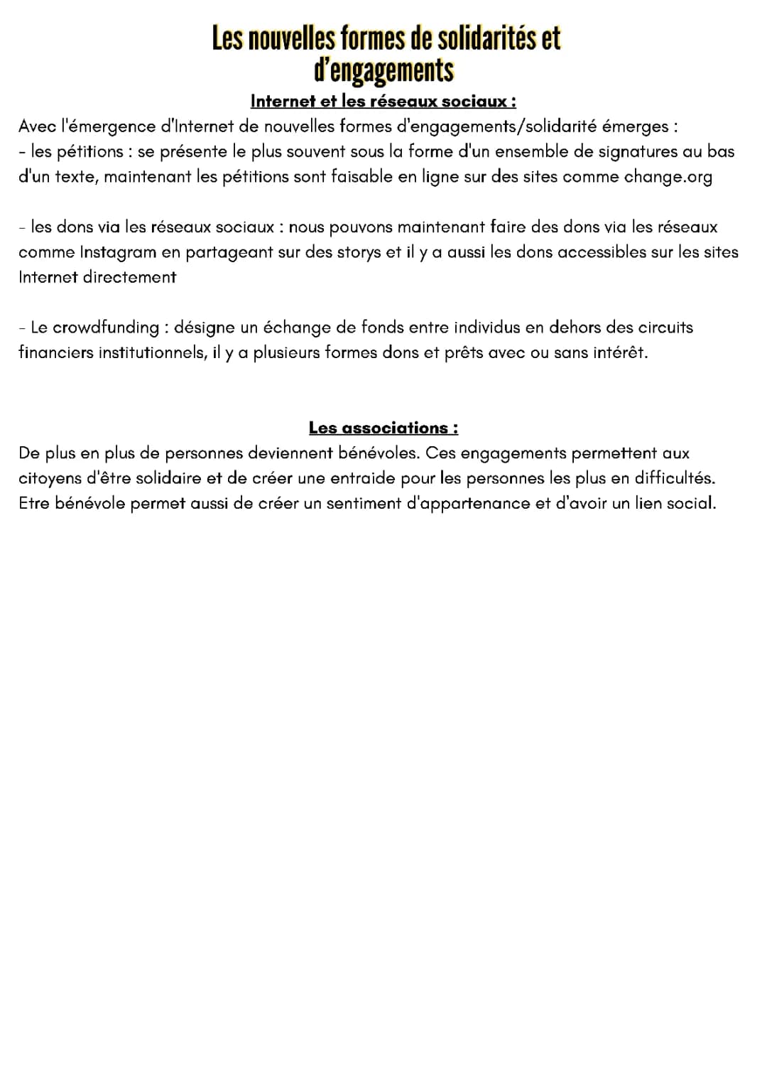 Les nouvelles formes d'engagement sur les réseaux sociaux