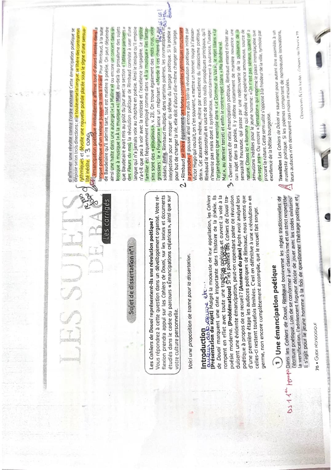 Dissertation rimbaud
