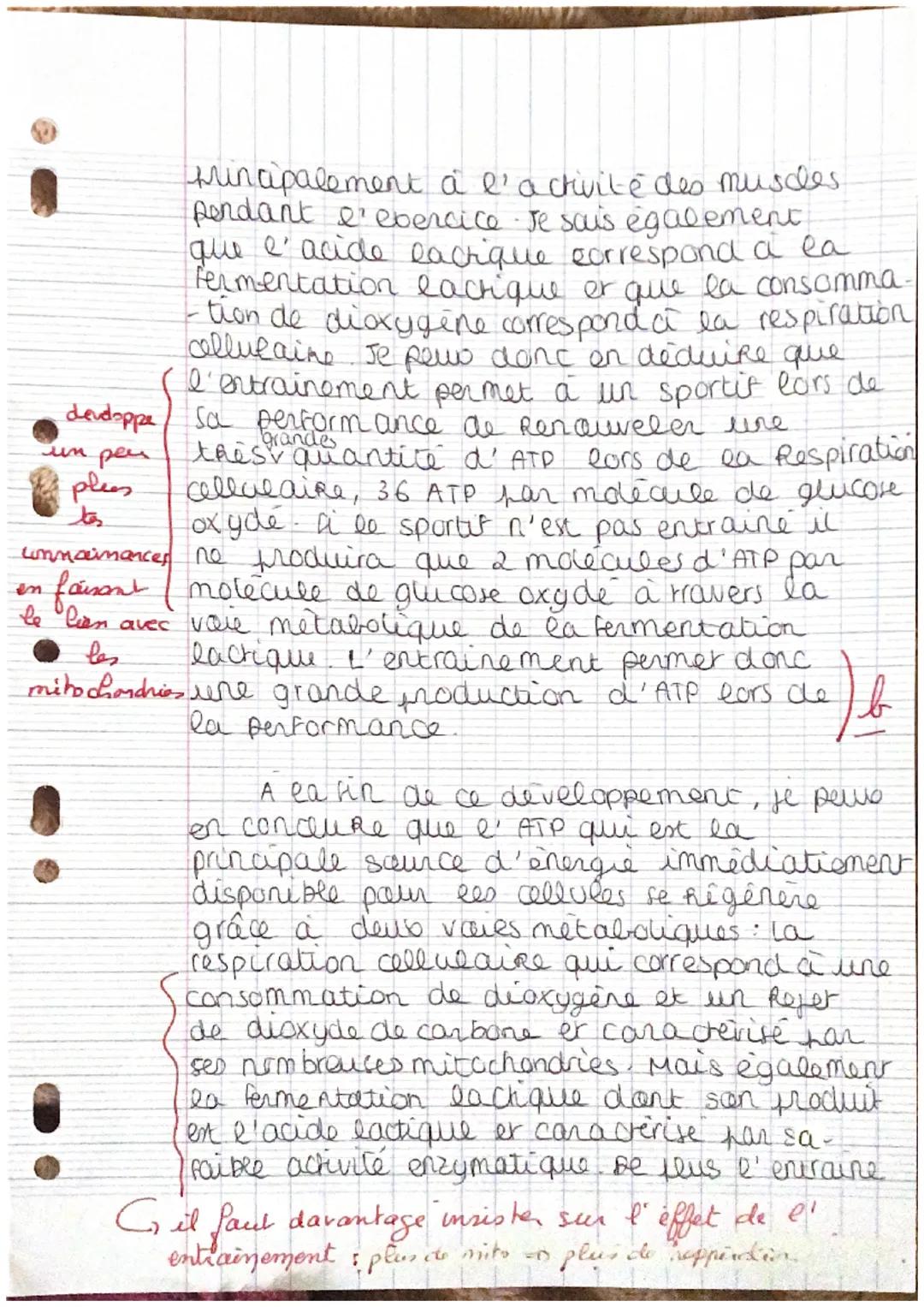 Nom Prénom: meunier marget
Exercice type 2: Pratiquer un raisonnement scientifique :
Barème:
DS 2 - Terminale spécialité SVT-
Durée de l'épr