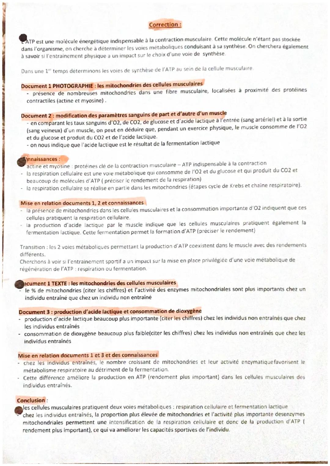 Nom Prénom: meunier marget
Exercice type 2: Pratiquer un raisonnement scientifique :
Barème:
DS 2 - Terminale spécialité SVT-
Durée de l'épr