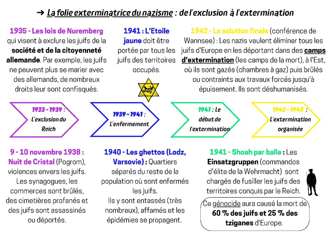 L'Allemagne nazie : de l'exclusion à l'extermination 