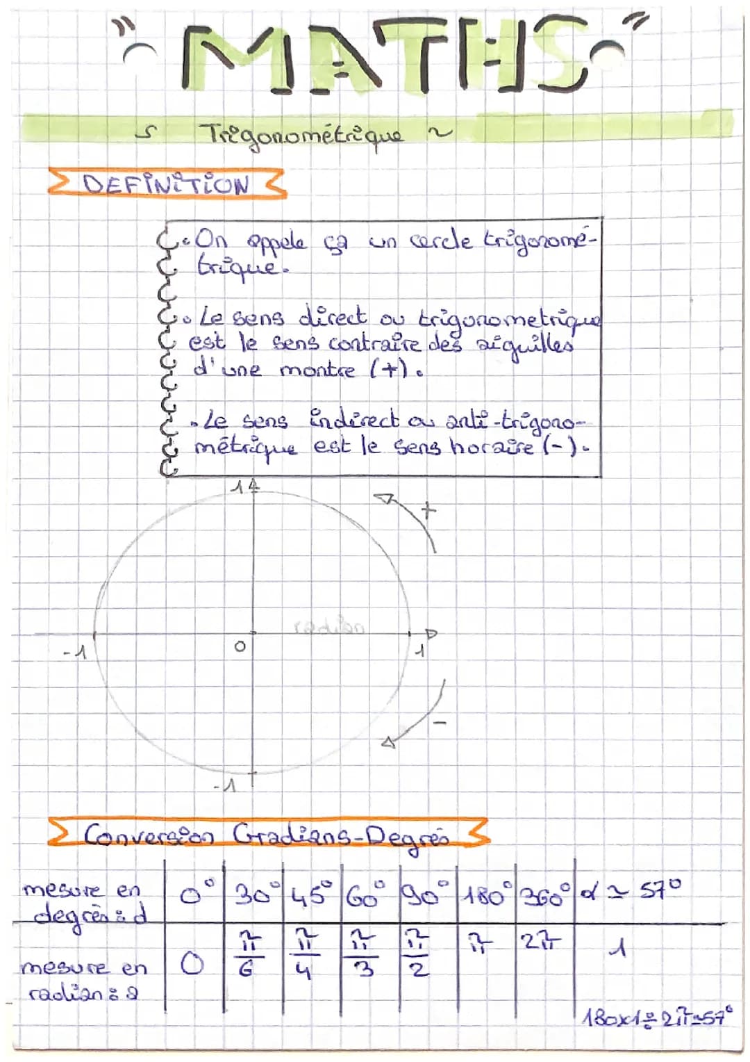 trigonométrique