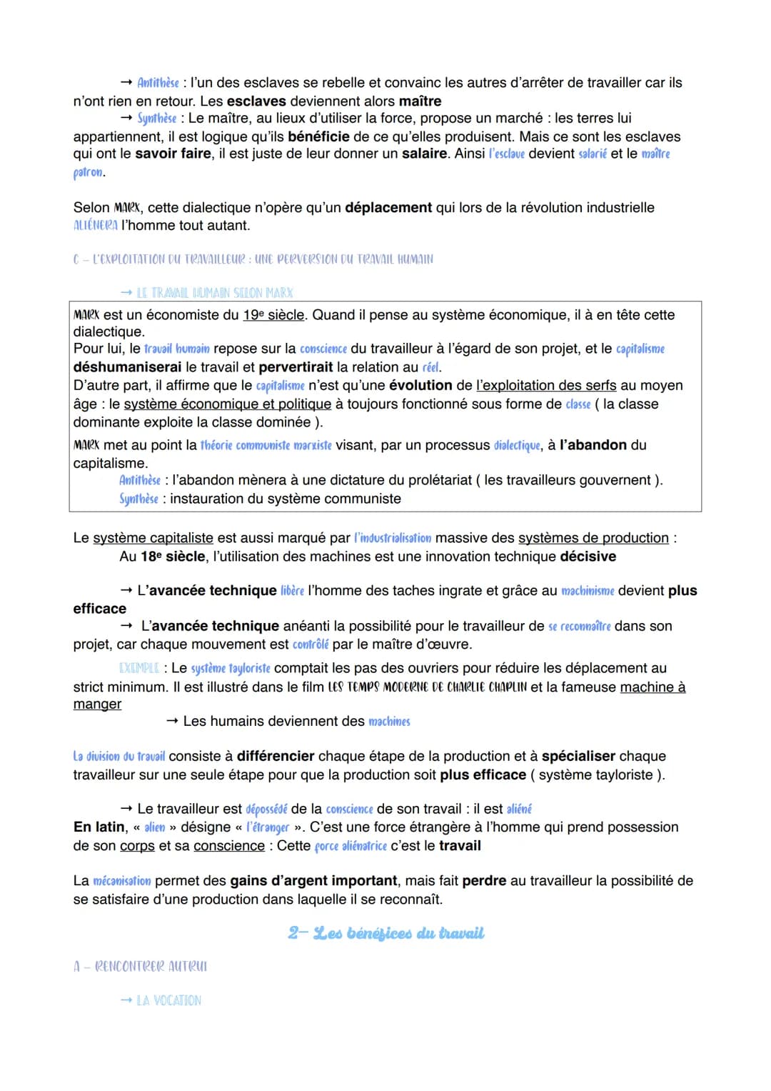 Chapitre 8
LE TRAVAIL
11 Spontanément, le travail semble être une corvée : il impose un rythme de vie, des contraintes, et effort
physiques 