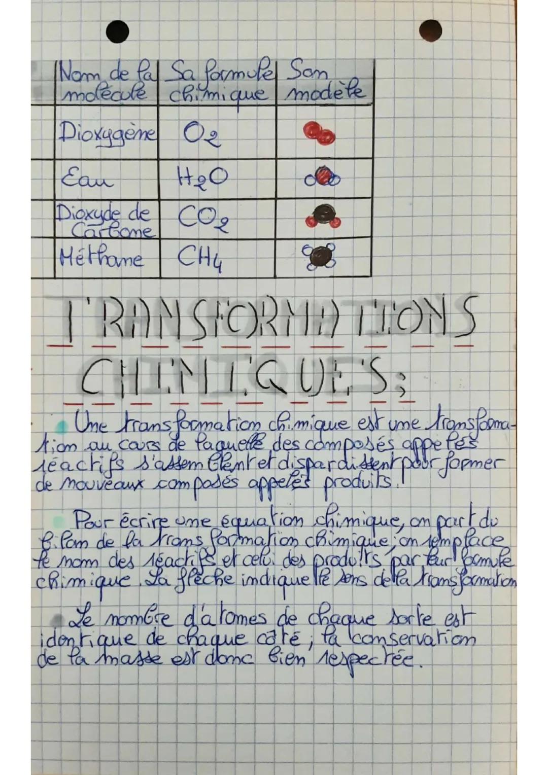 chimie

ATONE'S:
- Chaque alome est désigné par um mom et un
Symbole chimique.
- Les akomes sont classés dans le tableau
périodique des élém