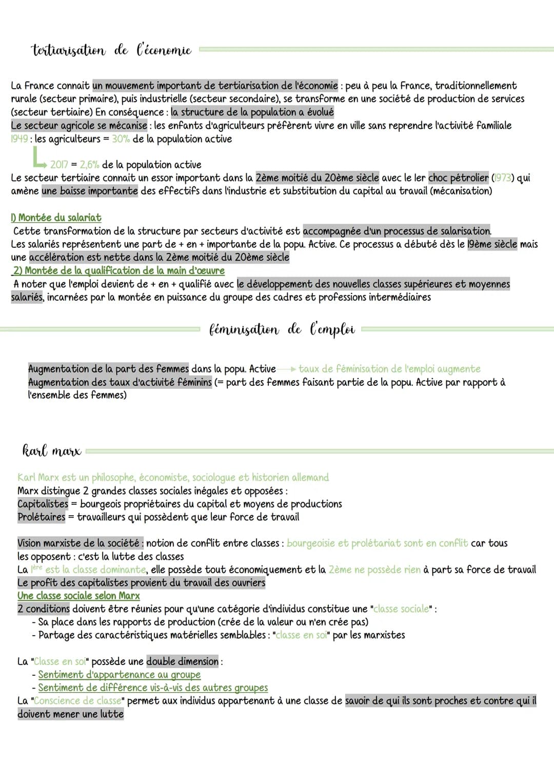 définitions
SES
Comment est structurée la société française actuelle ?
Société ensemble d'individus étant en relation les uns avec les autre