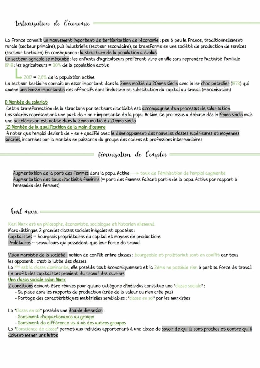 définitions
SES
Comment est structurée la société française actuelle ?
Société ensemble d'individus étant en relation les uns avec les autre