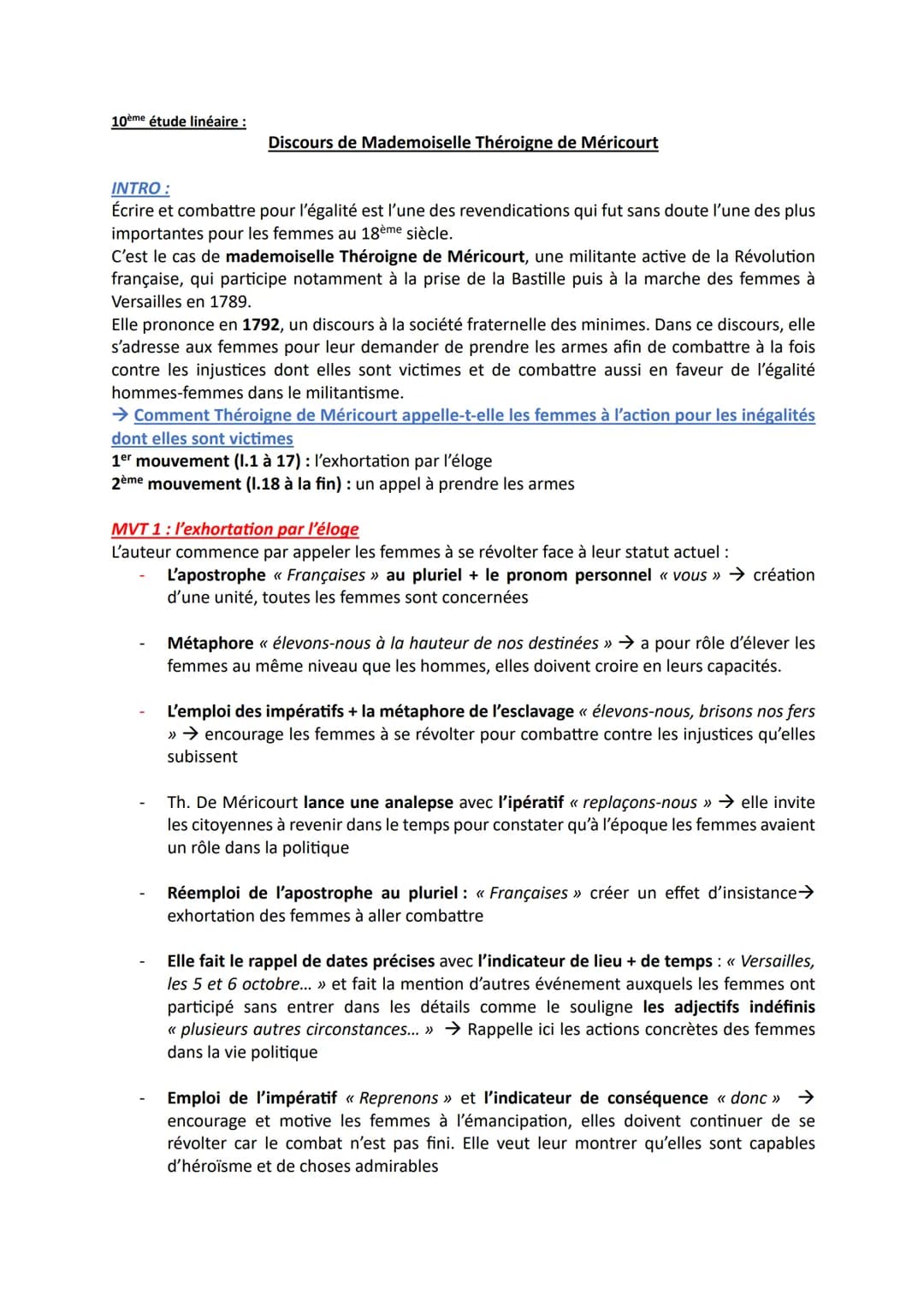 Théroigne de Méricourt et la Société Fraternelle des Minimes : Analyse Facile