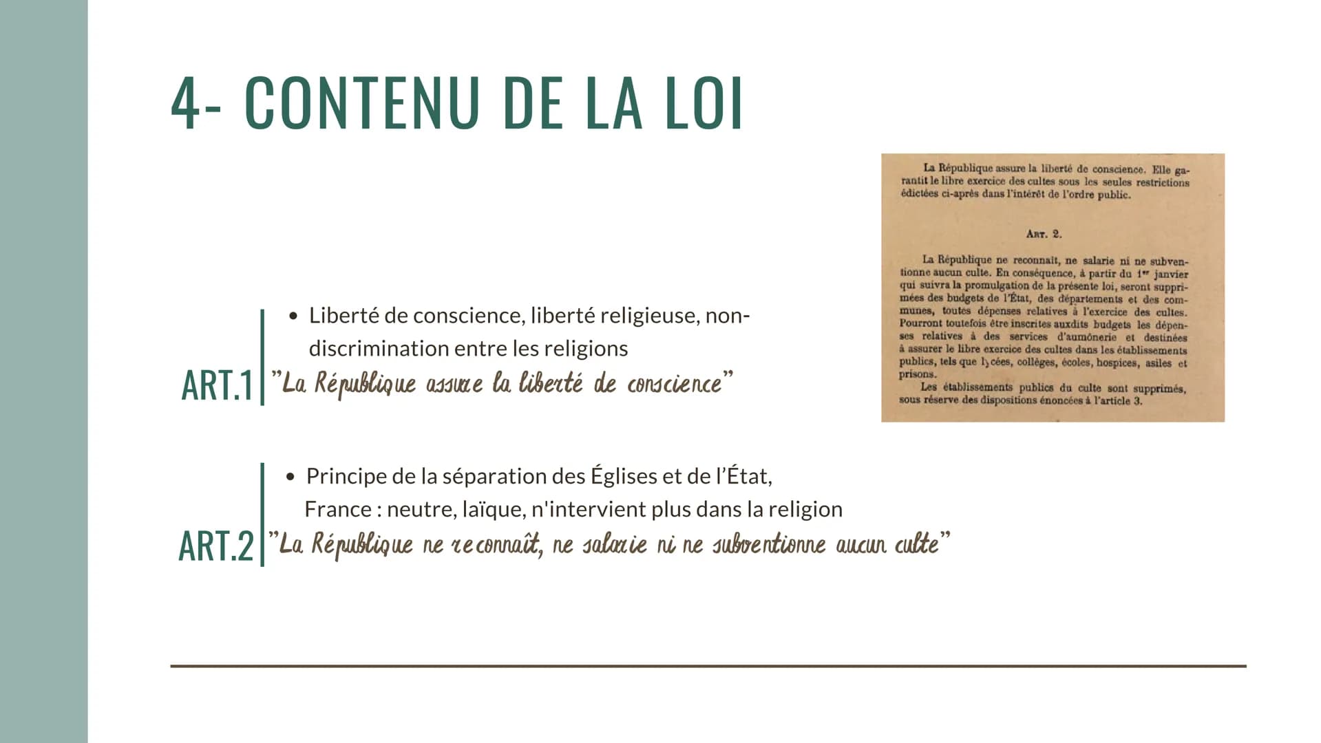 FRETON OPHÉLIE 1G4
CABINET DU MINISTRE
L'INSTRUCTION PUBLIQUE,
DES BEAUX-ARTS
FT DES CULTES
Pie Pale
B
2663
Loi
concernant la
Séparation des