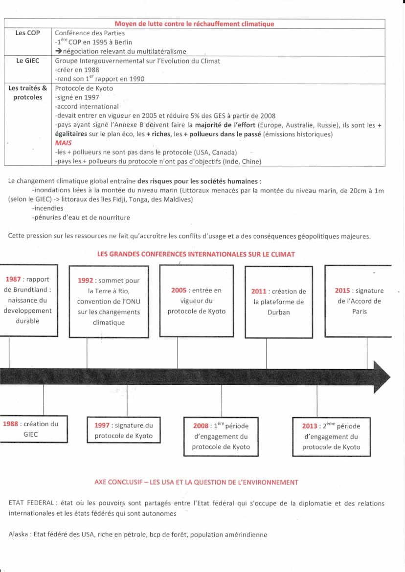 L'ENVIRONNEMENT, ENTRE EXPLOITATION ET PROTECTION : ENJEU PLANÉTAIRE
MILIEUX :
-terme inventé au 19ème siècle par des géographes
-idée que l