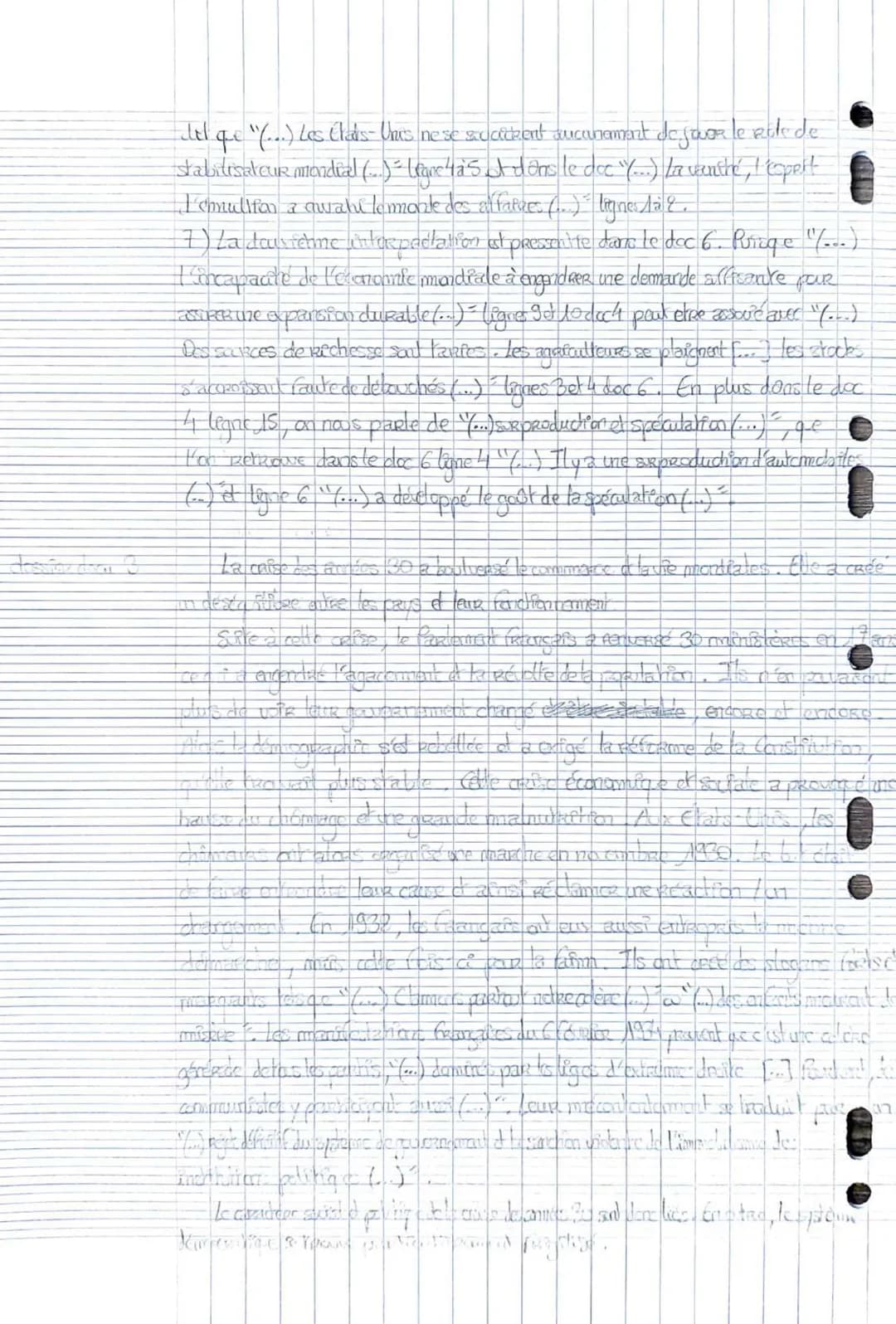 6
Histoire Thème: Fragilités des démocratites, totalitarisme et Seconde geRRe
mondiale
Legen I. La crite des années 30
A. Du kRack à la dépr