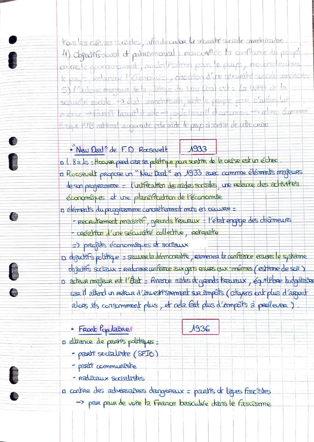 6
Histoire Thème: Fragilités des démocratites, totalitarisme et Seconde geRRe
mondiale
Legen I. La crite des années 30
A. Du kRack à la dépr