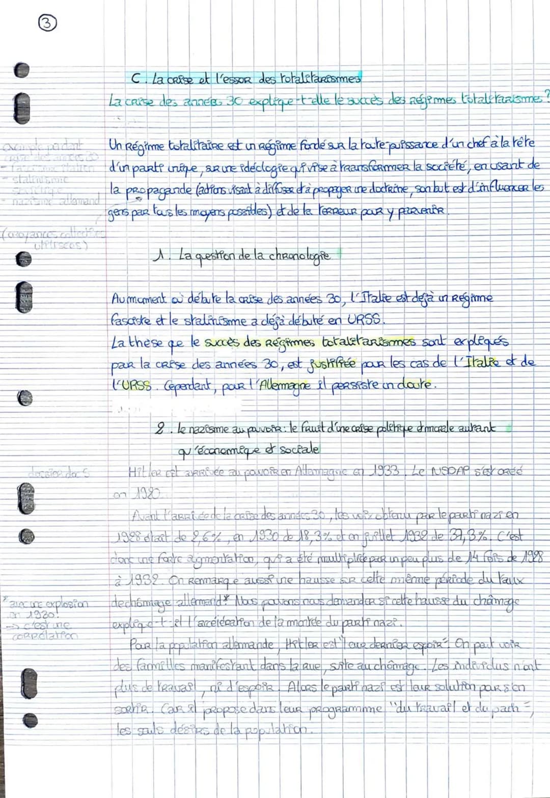 6
Histoire Thème: Fragilités des démocratites, totalitarisme et Seconde geRRe
mondiale
Legen I. La crite des années 30
A. Du kRack à la dépr