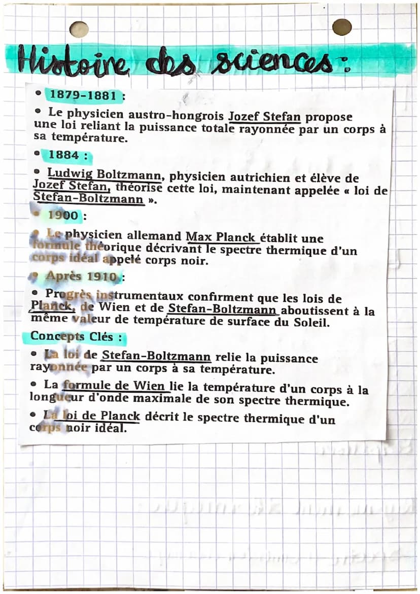 Le
●Phorique chimie-
rayonnement solaire:
Formules
Masse energie, Einstein:
4
e=mxc², variation de masse du Sole
(Joules).
I energie liberée