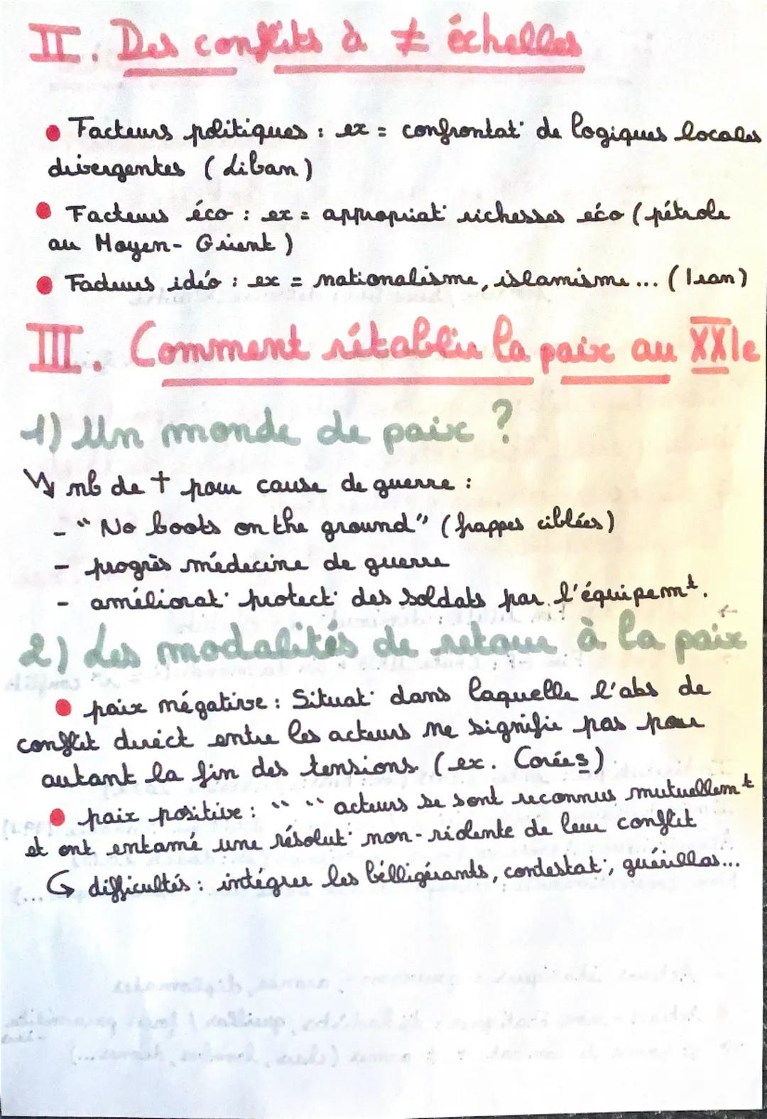 **
Faire la guerre, faire la paie
• Introduction
I. & conflits armes
et # act curs:
( cit. Sun Tzu, def. Guare/pair, des
conflits, des acteu