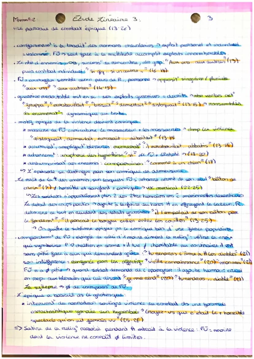 Etude Lineaire 3:
A
intro 2
F. Rabelais ecrivain gr. XVI° s. mv.m² hurmaniste Hau centre de it
25 1542, Gargantua
Gargantua hist. d'1 prince